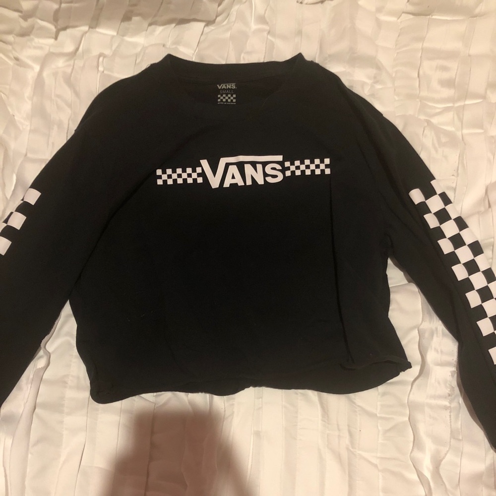 Vans cropped long sleeve shirt